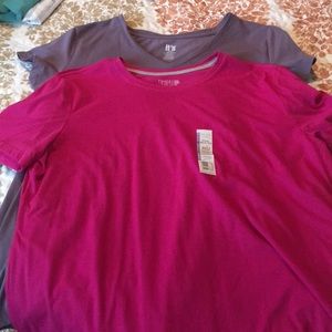 Purple & Pink Plus size Tees